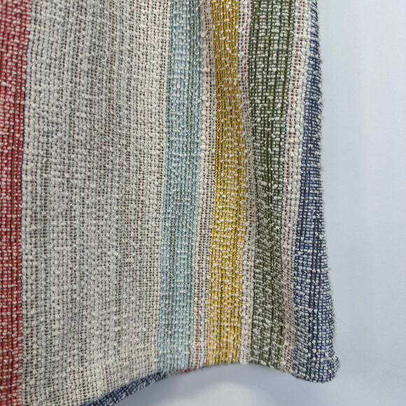 W5 Multicolored Vertical Stripe Button Back Womens Halter Tank Top Size Large - Picture 9 of 11